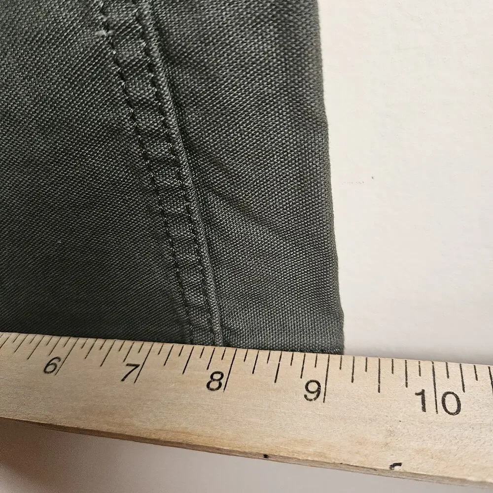 Levis 565 Double Knee Pants Mens 33x32 Olive Green Denim Carpenter Workwear